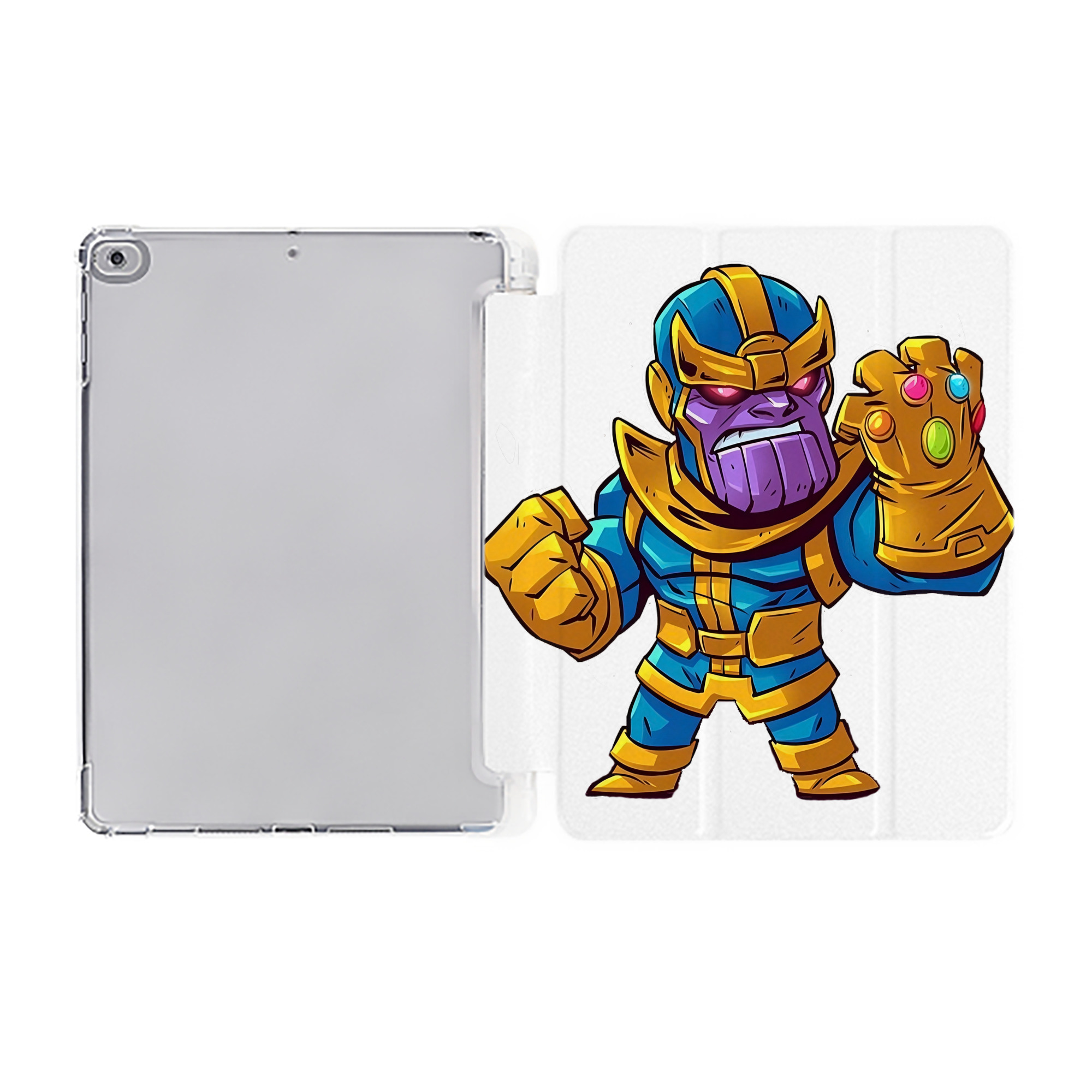 （画像用） アベンジャーズ The Avengers IPad ケース ペン収納付き 三つ折りスタンド PUレザー×シリコン 対応機種9.5/10.5/10.9インチ